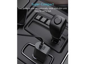 UL Certified 2in1 Compact Wall Charger Portable 2 Port Dual USB Car Charger with Foldable Plug Power Adapter Compatible with iPhone X XR XS 7 8 Plus Note 8 9 Galaxy S8 S9 Plus and More UL Certified 2in1 Compact Wall Charger Portable 2 Port Dual USB Car Charger with Foldable Plug Power Adapter Compatible with iPhone X XR XS 7 8 Plus Note 8 9 Galaxy S8 S9 Plus and More