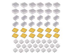 PCS Raspberry Pi 4 Heatsink Kit with Thermal Conductive Adhesive Tape Aluminum Heat Sink Cooler and Copper Heatsink for Raspberry Pi B B+ 234 PCS Raspberry Pi 4 Heatsink Kit with Thermal Conductive Adhesive Tape Aluminum Heat Sink Cooler and Copper Heatsink for Raspberry Pi B B+ 234
