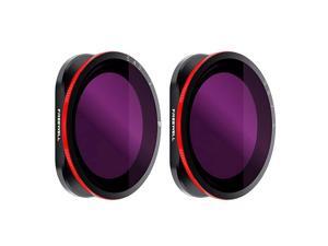 Variable ND 25 Stop 69 Stop 2 Pack VND Filters Compatible with DJI Osmo Action Camera Variable ND 25 Stop 69 Stop 2 Pack VND Filters Compatible with DJI Osmo Action Camera