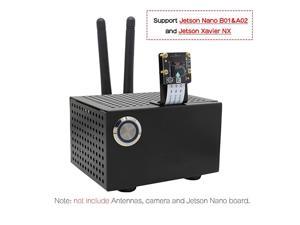 N100 Metal CaseEnclosure with Power Reset Control Switch Camera Holder for Jetson Nano A02B012GB Jetson Xavier NX