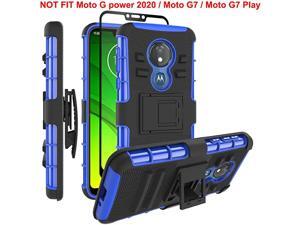 Moto G7 Power Case Moto G7 Supra Case Case with Tempered Glass Screen Protector Holster Belt Clip Amor Case for Motorola Moto G7 PowerSupra Blue Moto G7 Power Case Moto G7 Supra Case Case with Tempered Glass Screen Protector Holster Belt Clip Amor Case for Motorola Moto G7 PowerSupra Blue