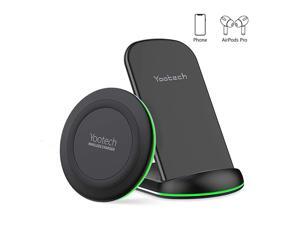 Wireless Charger 2 Pack QiCertified 10W Max Wireless Charging Pad Stand BundleCompatible with iPhone 1212 ProSE 202011 ProGalaxy S20Note 10S10AirPods ProNo AC Adapter Wireless Charger 2 Pack QiCertified 10W Max Wireless Charging Pad Stand BundleCompatible with iPhone 1212 ProSE 202011 ProGalaxy S20Note 10S10AirPods ProNo AC Adapter