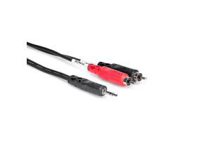 CMR215 35 mm TRS to Dual RCA Stereo Breakout Cable 15 Feet