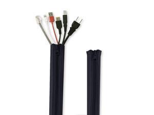 Cord Management Sleeve System Adjustable Cord Sleeves Wire Cover Concealer Wrap with Zipper Durable Tidy Cord Keeper for TVOffice TheaterHome Entertainment Black39 Inch Long 2 Pcs Cord Management Sleeve System Adjustable Cord Sleeves Wire Cover Concealer Wrap with Zipper Durable Tidy Cord Keeper for TVOffice TheaterHome Entertainment Black39 Inch Long 2 Pcs