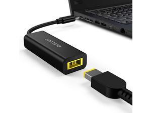 AnyWatt SQ USB C to Slim Tip Adapter Convert Lenovo Square Charger to Type C for Lenovo Thinkpad Samsung S8S9Note Nintendo Switch and Any USB C Devices AnyWatt SQ USB C to Slim Tip Adapter Convert Lenovo Square Charger to Type C for Lenovo Thinkpad Samsung S8S9Note Nintendo Switch and Any USB C Devices