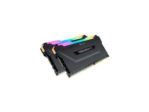 Vengeance RGB Pro 32GB (2x16GB) 2666 C16 DDR4 Desktop Memory - Black, Model Number: CMW32GX4M2A2666C16 Vengeance RGB Pro 32GB (2x16GB) 2666 C16 DDR4 Desktop Memory - Black, Model Number: CMW32GX4M2A2666C16