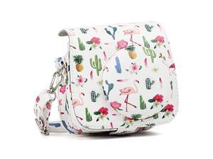 Camera Case for Fujifilm Instax Mini 9 8 8 Instant Film Camera Accessories Premium PU Leather Bag with Shoulder Strap(Flamingo Cactus) Camera Case for Fujifilm Instax Mini 9 8 8 Instant Film Camera Accessories Premium PU Leather Bag with Shoulder Strap(Flamingo Cactus)