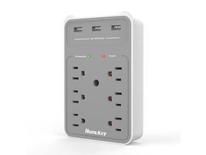 6 AC Outlets Surge Protector with 3 USB Charging Ports 34 Amp SMD607