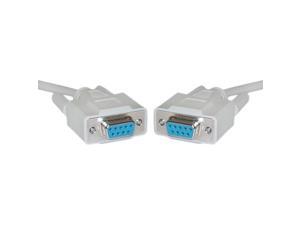 10 feet DB9 Female Serial Cable DB9 Female to Female UL Rated 9 Conductor 11 Gray 9 Pin Serial Cable Female to Female DB9 RS232 Female to Female Cable 10 feet DB9 Female Serial Cable DB9 Female to Female UL Rated 9 Conductor 11 Gray 9 Pin Serial Cable Female to Female DB9 RS232 Female to Female Cable