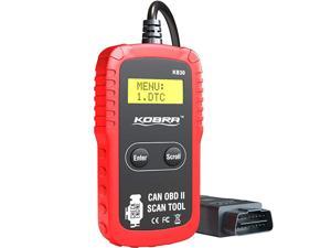 Newest Version OBD2 Scanner Car Code Reader - Universal Auto OBD Car Diagnostic Tools for All Cars, Automotive Check Engine Readers with Reset (Red and Black)