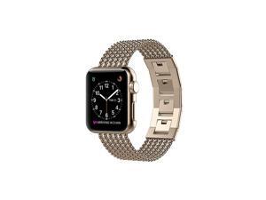 Compatible with Apple Watch Bands 42mm Series 3 2 1 44mm Series 5 4 Stainless Steel iWatch Band Wristband Bangle Bracelet Strap Accessories for Apple Watch Band 44mm 42mm Champagne Gold Compatible with Apple Watch Bands 42mm Series 3 2 1 44mm Series 5 4 Stainless Steel iWatch Band Wristband Bangle Bracelet Strap Accessories for Apple Watch Band 44mm 42mm Champagne Gold