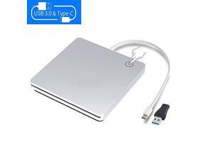 External USB C Slot in Smart Touch CD DVD DriveUSB 30 Portable CDDVD +RW ROM Burner Player Writer Drive Compatible with Laptop Desktop MacBook Pro Air iMac Windows10Silver External USB C Slot in Smart Touch CD DVD DriveUSB 30 Portable CDDVD +RW ROM Burner Player Writer Drive Compatible with Laptop Desktop MacBook Pro Air iMac Windows10Silver