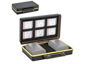Slots SD SDHC SDXC Memory Card Holder Case with 2 Camera Battery Slots for Canon LPELPE8 LPE12 LPE17 NB13L Sony NPFZ100 NPFW50 NPBX1 Fujifilm NPW12NPW12S NP95 Nikon ENEL15 ENEL14 Slots SD SDHC SDXC Memory Card Holder Case with 2 Camera Battery Slots for Canon LPELPE8 LPE12 LPE17 NB13L Sony NPFZ100 NPFW50 NPBX1 Fujifilm NPW12NPW12S NP95 Nikon ENEL15 ENEL14