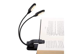 Warm White 10 LED book lightmusic stand light Easy Clipon Reading in Bed at night 3color×3 Brightness Levels 28 oz Lightweight Perfect for Bookworms Kids