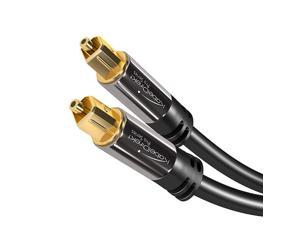 Optical Digital Audio Cable 75 Feet Home Theater Fiber Optic TOSLINK Male to Male Gold Plated Optical Cables Best for Playstation Xbox Pro Series