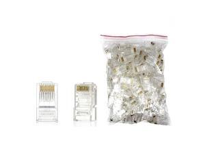 Cat5e UTP Connector LAN Ethernet Plug Network 501002005001000 Pack 100 Cat5e UTP Connector LAN Ethernet Plug Network 501002005001000 Pack 100