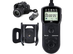 Timer Remote Control Shutter Release for Canon EOS R 90D 80D 77D 70D Rebel T7 T7i T6 T6s T6i T5 T5i T4i T3i T2i SL1 SL2 M5 M6 II G1X II III G3X G5X SX70 HS SX60HS G10 G11 G12 as Canon RS60E3