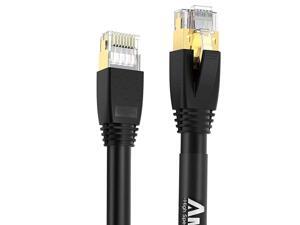 Fluke DSX8000 Passed Cat8 Ethernet Cable SFTP CAT8 Patch Cable Industrial 22AWG High Speed 40Gbps 2000Mhz LAN Cord with Gold Plated RJ45 Connector 65ft2m Fluke DSX8000 Passed Cat8 Ethernet Cable SFTP CAT8 Patch Cable Industrial 22AWG High Speed 40Gbps 2000Mhz LAN Cord with Gold Plated RJ45 Connector 65ft2m