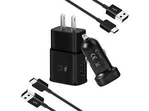 Adaptive Fast Charger Kit for Samsung Galaxy S8S9 Note8 S8 PlusS9 PlusUSB 20 Fast Charging Kit Wall Charger + Car Charger + 2 x Type C USB Cables 5 Feet 4 Feet Adaptive Fast Charger Kit for Samsung Galaxy S8S9 Note8 S8 PlusS9 PlusUSB 20 Fast Charging Kit Wall Charger + Car Charger + 2 x Type C USB Cables 5 Feet 4 Feet