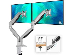 Dual Monitor Mount Stand Full Motion Swivel Gas Spring LCD Arm Fits for 2 Computer Screens 13 to 32 inches Each Arm Holds up to 198 lbs Dual Monitor Mount Stand Full Motion Swivel Gas Spring LCD Arm Fits for 2 Computer Screens 13 to 32 inches Each Arm Holds up to 198 lbs