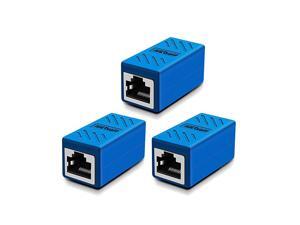 Pack RJ45 Coupler Ethernet Connectors for Cat7Cat6Cat5ecat5 Ethernet Cable Extender Connector Female to Female Blue Pack RJ45 Coupler Ethernet Connectors for Cat7Cat6Cat5ecat5 Ethernet Cable Extender Connector Female to Female Blue