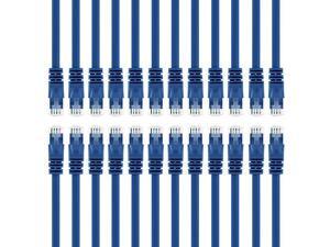 24Pack Cat5e Ethernet Patch Cable 5 Feet Snagless RJ45 Computer LAN Network Cord Blue Compatible with 24 48 Port Switch POE Rackmount 24port Gigabit 24Pack Cat5e Ethernet Patch Cable 5 Feet Snagless RJ45 Computer LAN Network Cord Blue Compatible with 24 48 Port Switch POE Rackmount 24port Gigabit