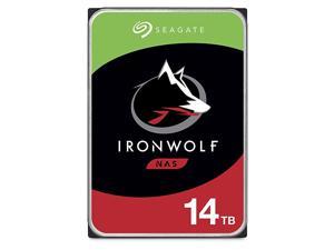 IronWolf 14TB NAS Internal Hard Drive HDD CMR 35 Inch SATA 256MB Cache for RAID Network Attached Storage Frustration Free Packaging ST14000VN0008