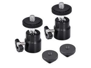 1/4 Inch Hot Shoe Mount with Additional Shoe Adapter Screw for Cameras, Camcorders, Smart Phone, Gopro, LED Video Light, Microphone, Video Monitor (2 Packs) 1/4 Inch Hot Shoe Mount with Additional Shoe Adapter Screw for Cameras, Camcorders, Smart Phone, Gopro, LED Video Light, Microphone, Video Monitor (2 Packs)