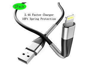 Lightning Cable 10ft2pack iPhone Charger Cable 10 Foot 10 Feet iPhone USB Charging Cord with Spring Protection for iPhone 12 1111Pro11MaxXXSXRXS Max876 Silver Lightning Cable 10ft2pack iPhone Charger Cable 10 Foot 10 Feet iPhone USB Charging Cord with Spring Protection for iPhone 12 1111Pro11MaxXXSXRXS Max876 Silver