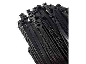 Inch Cable Zip Ties 100 Pack 75 lbs Tensile Strength Nylon Wrap Zip Ties Heavy Duty UV Weather Resistant 100 Black Cable Zip Ties