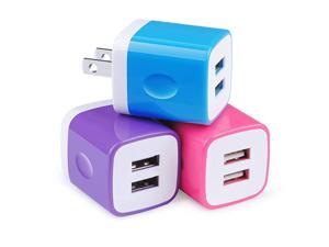 Wall ChargerCharging Block 3Pack 21A Dual Port Wall Charging Plug Head Travel Charger Cube Compatible for iPhone 11XsXRXs MaxX8 7 6 PlusSamsung GalaxyLGMotoGoogleAndroid Phone Wall ChargerCharging Block 3Pack 21A Dual Port Wall Charging Plug Head Travel Charger Cube Compatible for iPhone 11XsXRXs MaxX8 7 6 PlusSamsung GalaxyLGMotoGoogleAndroid Phone