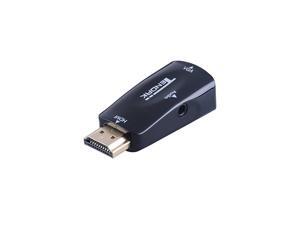 Gold-Plated Active HD 1080P HDMI to VGA Converter Adapter Dongle with 3.5mm Audio for Laptop PC Projector HDTV PS3 Xbox STB Blu-ray DVD Gold-Plated Active HD 1080P HDMI to VGA Converter Adapter Dongle with 3.5mm Audio for Laptop PC Projector HDTV PS3 Xbox STB Blu-ray DVD
