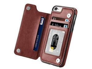iPhone 6s/6 Wallet Case,iPhone 6/6S Case Wallet for Girls Women Men, Compatible with iPhone 6S/6 Case with Card Holder&Stand iPhone 6S Case Slim Fit and Durable Premium Leather Cover -Brown