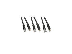 Pack, Cat5e Ethernet Patch Cable, Snagless/Molded Boot, 4 Feet, Black (CNE500560) Pack, Cat5e Ethernet Patch Cable, Snagless/Molded Boot, 4 Feet, Black (CNE500560)