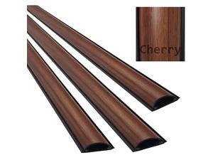 StudioSaver Medium Cord Cover Wooden Finish Wire Cable Protector Wood Grain 536quot 3 Feet 3 Pack StudioSaver Medium Cord Cover Wooden Finish Wire Cable Protector Wood Grain 536quot 3 Feet 3 Pack