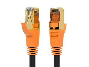 Cable 20 ft, Cat 8 High Speed 40Gbps 2000Mhz Internet Gigabit Patch Cable Cord with Gold Plated RJ45 Cable Connector for Gaming PC TV PS4 Modem Router Mac Laptop POE PC TV Xbox Movie - Black Cable 20 ft, Cat 8 High Speed 40Gbps 2000Mhz Internet Gigabit Patch Cable Cord with Gold Plated RJ45 Cable Connector for Gaming PC TV PS4 Modem Router Mac Laptop POE PC TV Xbox Movie - Black