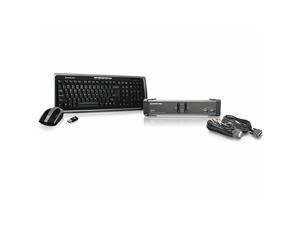 2-Port DVI KVMP Switch with Cables and Wireless Media Center Keyboard and Mouse, GCS1102-KM1 2-Port DVI KVMP Switch with Cables and Wireless Media Center Keyboard and Mouse, GCS1102-KM1