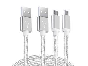 Micro USB Charger Cable 2Pack 6FT Fast Charging Cord for Samsung Galaxy S5S6S7 Edge J3J7 Prime Crown Note 45 LG K40 K30 K20 Stylo 3 Moto Xbox PS4 Kindle Fire Tablets and Phones