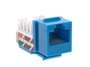 RJ45 Keystone Jack PunchDown Network Blue 5 RJ45 Keystone Jack PunchDown Network Blue 5