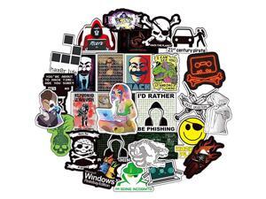 Hacker Stickers Pack 50 Pcs Cybersecurity Stickers Vinyl Decals for Water Bottle Hydro Flask Laptop Ipad Luggage Hacker Stickers Pack 50 Pcs Cybersecurity Stickers Vinyl Decals for Water Bottle Hydro Flask Laptop Ipad Luggage