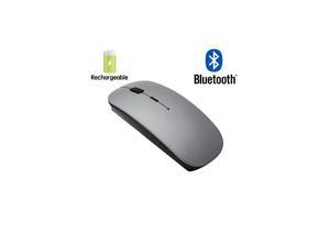 Mouse Rechargeable Wireless Mouse for MacBook ProWireless Mouse for Laptop PC Computer Gray