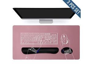 Pads and Mouse Keyboard Wrist Rest SetLarge Leather Mouse Pad SupportKeyboard and Mouse Wrist RestsErgonomic Mousepads with Memory Foam for Computers LaptopEasy Typing Pain Relief Purple Pads and Mouse Keyboard Wrist Rest SetLarge Leather Mouse Pad SupportKeyboard and Mouse Wrist RestsErgonomic Mousepads with Memory Foam for Computers LaptopEasy Typing Pain Relief Purple