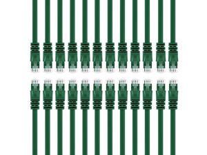 24Pack Cat 6 Ethernet Cable Cat6 Snagless Patch 3 Feet Snagless RJ45 Computer LAN Network Cord Green Compatible with 24 48 Port Switch POE Rackmount 24port Gigabit 24Pack Cat 6 Ethernet Cable Cat6 Snagless Patch 3 Feet Snagless RJ45 Computer LAN Network Cord Green Compatible with 24 48 Port Switch POE Rackmount 24port Gigabit