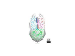 Wireless Gaming Computer Mouse 24GHz USB Optical Rechargeable Ergonomic LED Wireless Silent Mouse 3 Adjustable DPI 6 Buttons Compatible with PC Laptop Notebook Desktop White Wireless Gaming Computer Mouse 24GHz USB Optical Rechargeable Ergonomic LED Wireless Silent Mouse 3 Adjustable DPI 6 Buttons Compatible with PC Laptop Notebook Desktop White