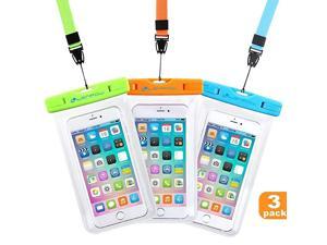 Universal Waterproof Phone Case 3 Pack Waterproof Pouch Dry Bag with Ipx8 Certified for Outdoor Beach Water Sport Protect iPhone XS Max XR 8 7 6 Plus Samsung S10 9 Google Pixel HTC LG Note Universal Waterproof Phone Case 3 Pack Waterproof Pouch Dry Bag with Ipx8 Certified for Outdoor Beach Water Sport Protect iPhone XS Max XR 8 7 6 Plus Samsung S10 9 Google Pixel HTC LG Note