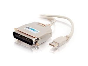 16898 USB to Centronics 36 C36 Parallel Printer Adapter Cable Beige 6 Feet 182 Meters 16898 USB to Centronics 36 C36 Parallel Printer Adapter Cable Beige 6 Feet 182 Meters
