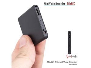 Slimmest Voice Activated Recorder with 145 Hours Recording Capacity, MP3 Records, 24 Hours Battery Time, Metal Case – by Atto Digital