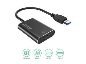 to HDMI Adapter, 1080P HD Audio Video Cable Converter, 3.0/2.0 to HDMI for Multiple Monitors, Compatible with Windows XP/10/8.1/8/7 (Not Support Mac, Linux, Vista, Chrome) to HDMI Adapter, 1080P HD Audio Video Cable Converter, 3.0/2.0 to HDMI for Multiple Monitors, Compatible with Windows XP/10/8.1/8/7 (Not Support Mac, Linux, Vista, Chrome)