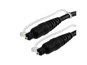 SPDIF Toslink Digital Optical Audio Cable 15ft106273Black SPDIF Toslink Digital Optical Audio Cable 15ft106273Black