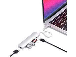 Slim Aluminum TypeC MultiPort Adapter V2 with USBC PD 4K HDMI 30Hz MicroSD Card Readers USB 30 Compatible with 2020 MacBook Pro 2020 iPad Pro Silver Slim Aluminum TypeC MultiPort Adapter V2 with USBC PD 4K HDMI 30Hz MicroSD Card Readers USB 30 Compatible with 2020 MacBook Pro 2020 iPad Pro Silver